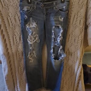 Silver Jean's straight leg